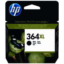 HP 364XL Inkjet Cartridge, Black, CN684EE